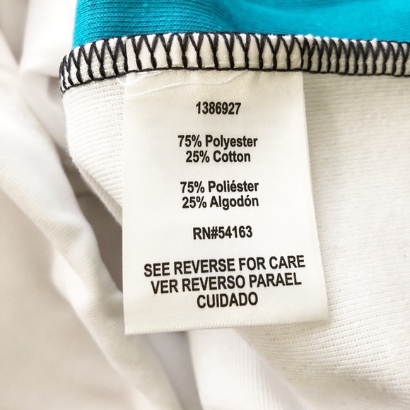 DKNY Sport Half Zip Pullover White/Black NWT - Picture 7 of 8